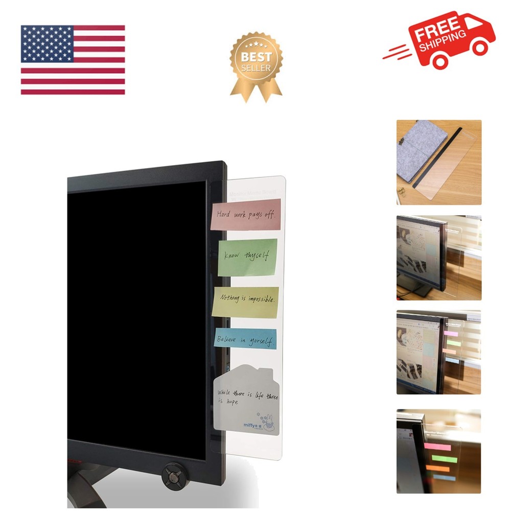 Customizable Transparent Acrylic Message Boards - Effective Reminder Solution