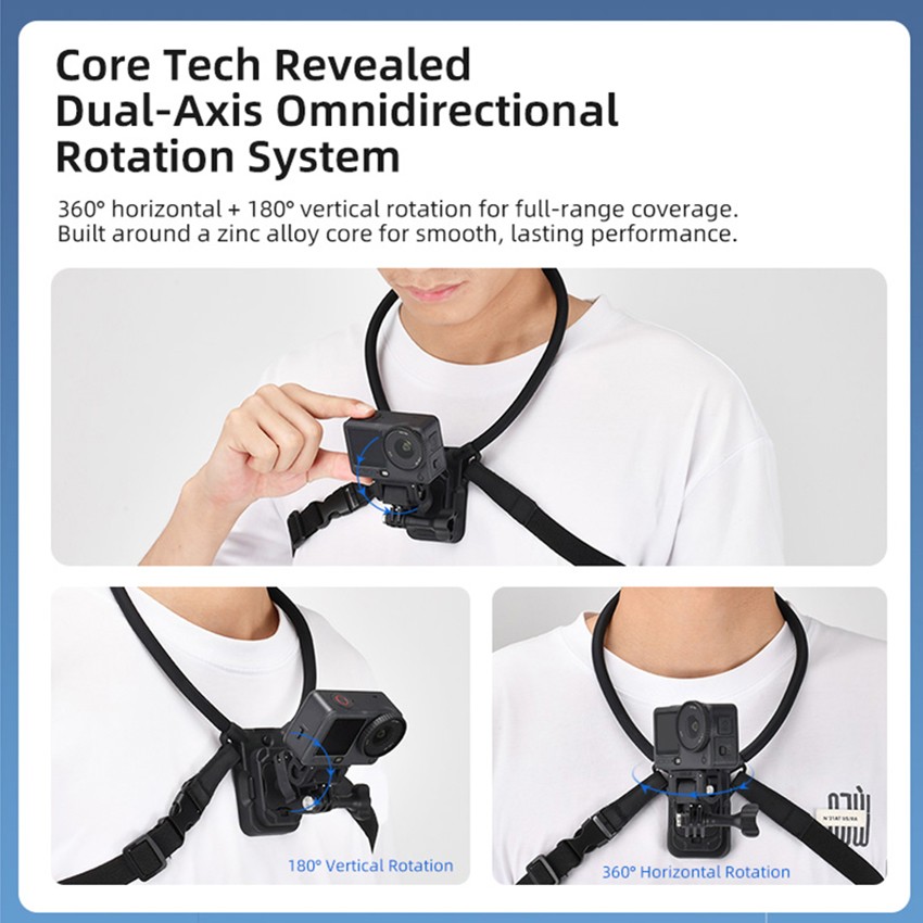 Universal Quick-Release Mount for the ACTION6 NANO ACTION Series