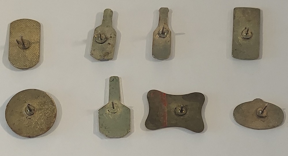 (8) Vintage Liquor Hat Pins