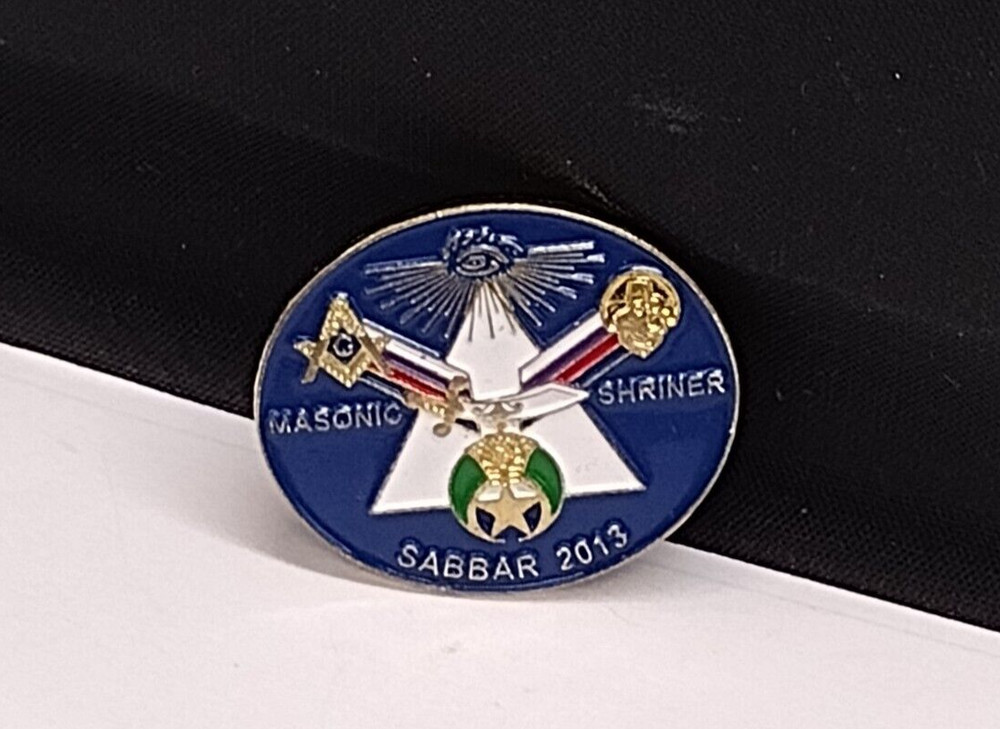 Sabbar 2013 Masonic Shriner Lapel Pin