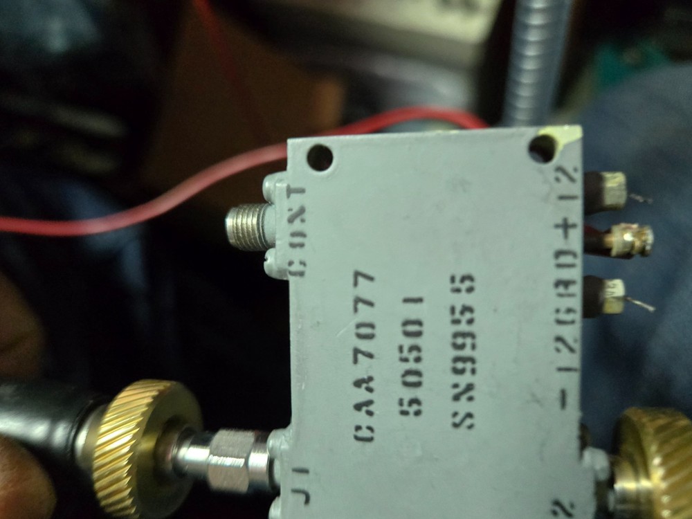 1 pc Emberguard Solutions) CAA7077 pin diode Switch 1-18 GHz Tested, see plot