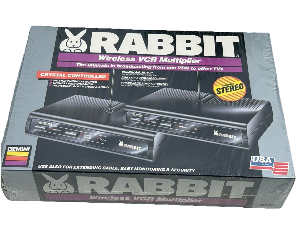 Rabbit VC5000 Wireless VCR Multipler System – Gemini USA