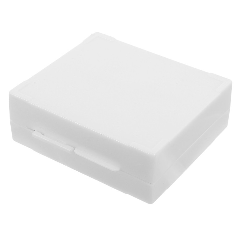 Plastic Slide Storage Box: 25 Slots Laboratory Microscope Slide Holder -