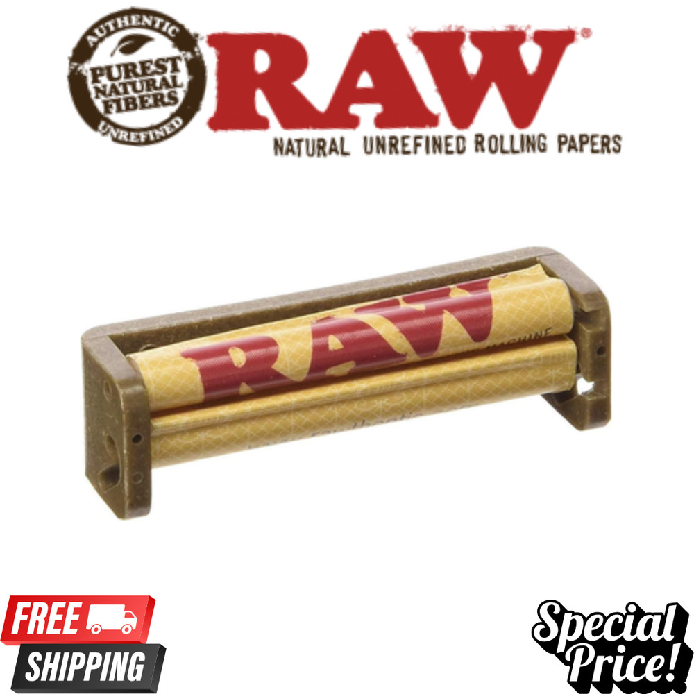 RAW 110mm Cigarette Rolling Machine – King Size Roller – 3 Pack – RAWthentic