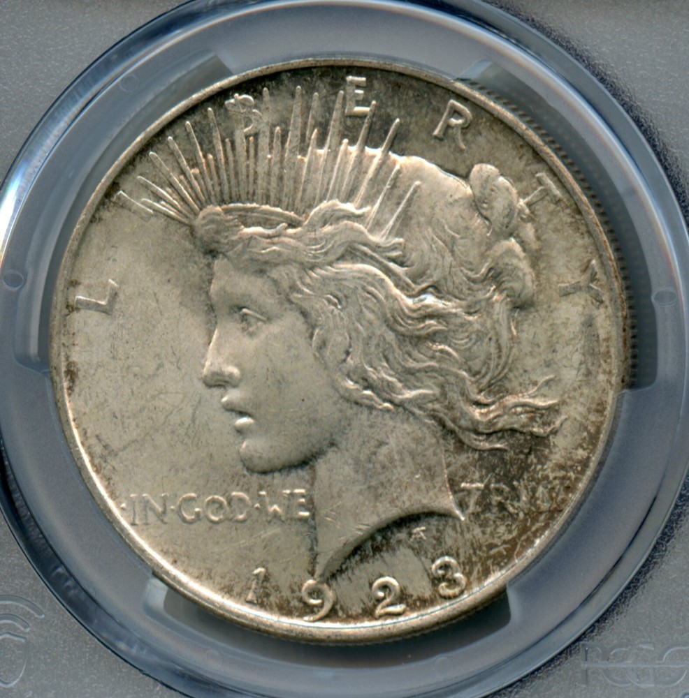 1923 D Peace Silver Dollar PCGS MS 63