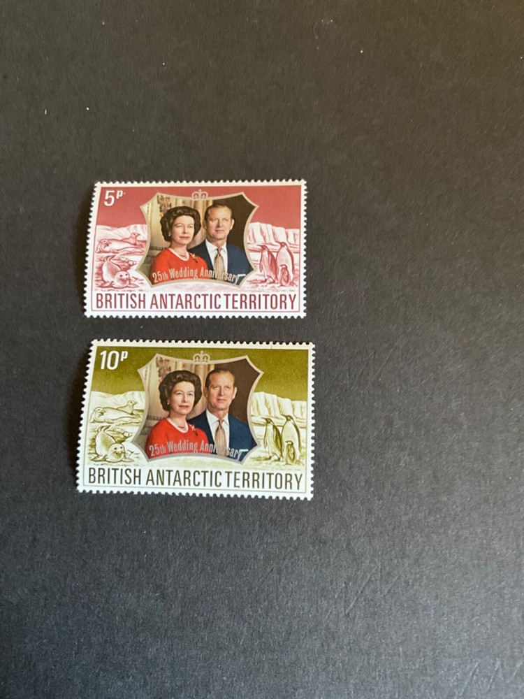 Stamps British Antarctic Territory Scott #43-4 never hinged