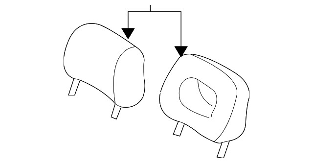 Genuine GM Headrest 12458680