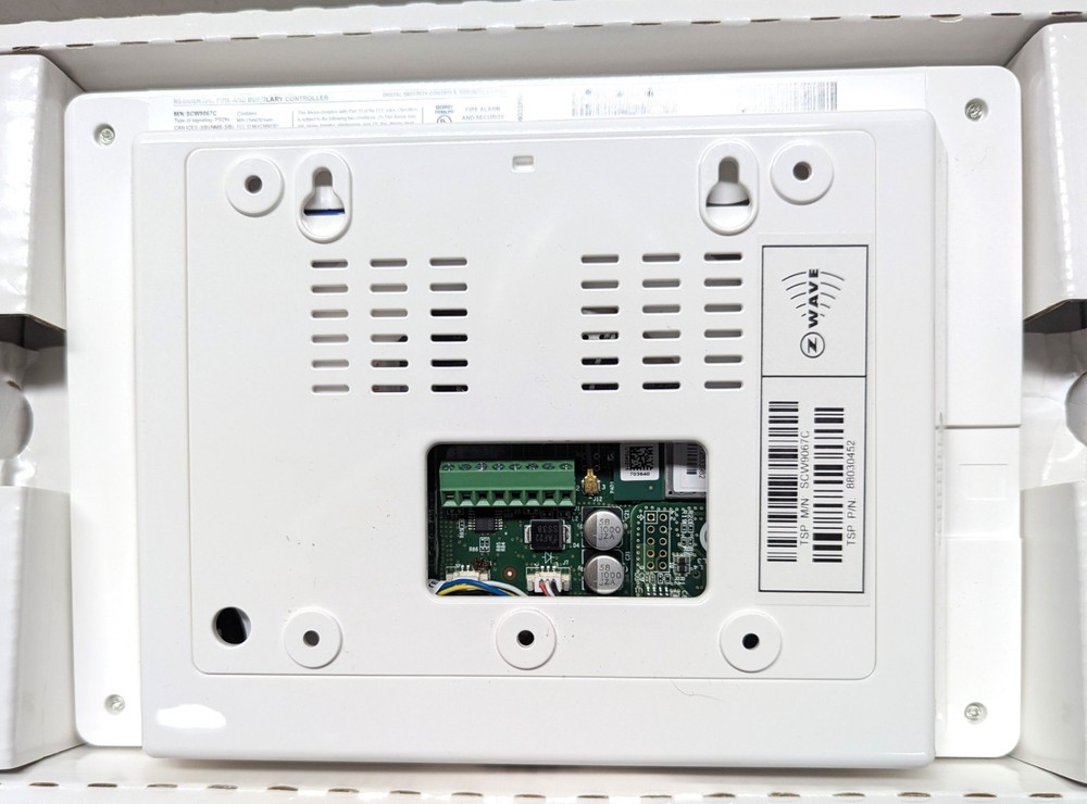 DSC TOUCH 88030452 SECURITY CONSOLE AND POWER SUPPLY SEE DISCRIPTION