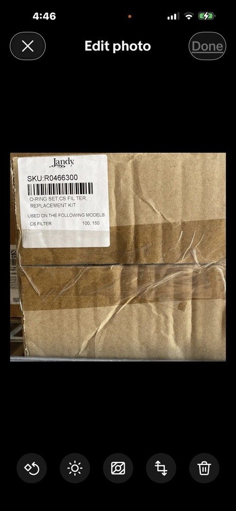 *R0466300 Zodiac CS Filter O-Ring Set