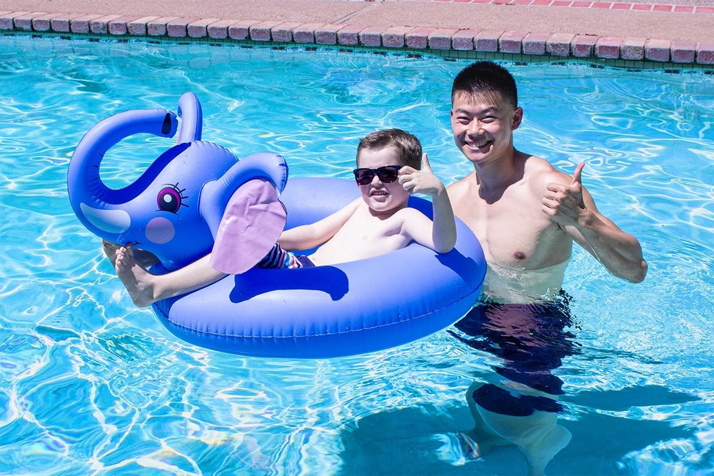 Poolmaster Elephant Tube - Inflatable Swimming Pool Float