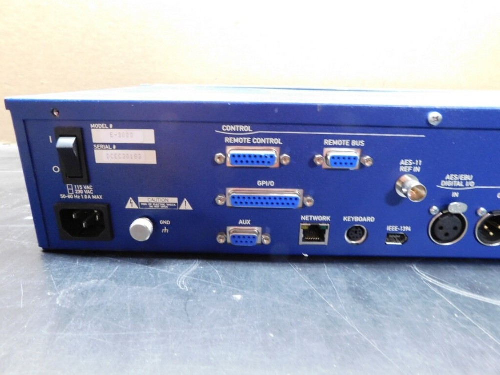 360 SYSTEMS DigiCart E -- E-3000 Ethernet Audio Network Recorder
