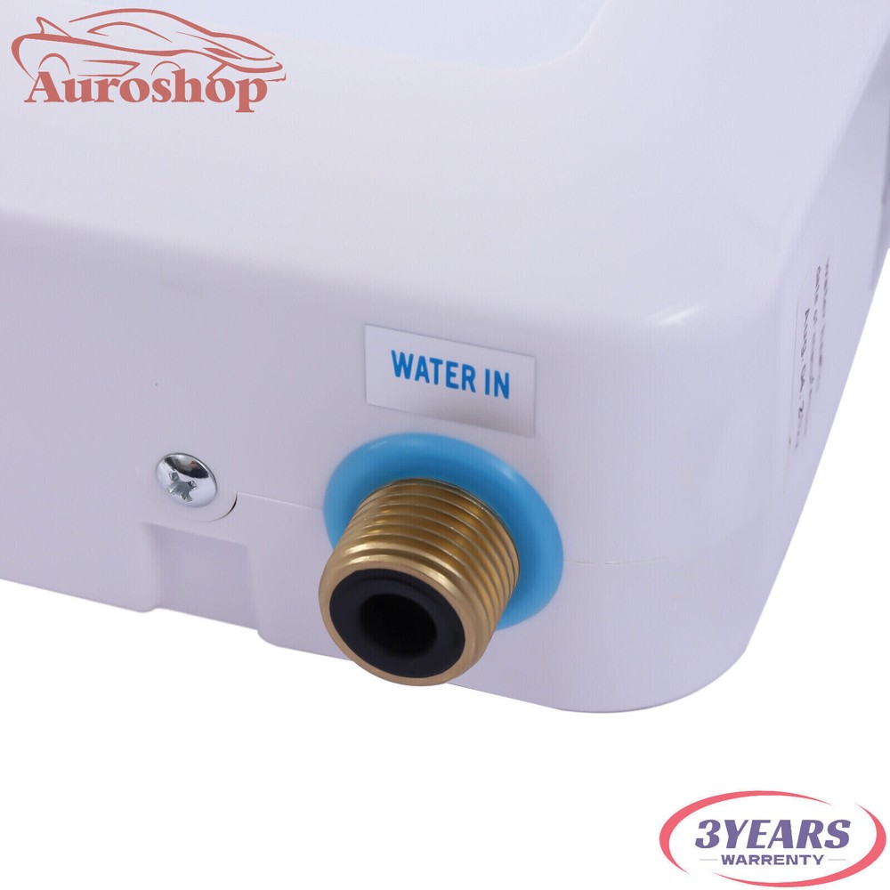 Tankless Hot Water Instant Heater Electric Shower Kitchen Boiler Bath 5500W 110V