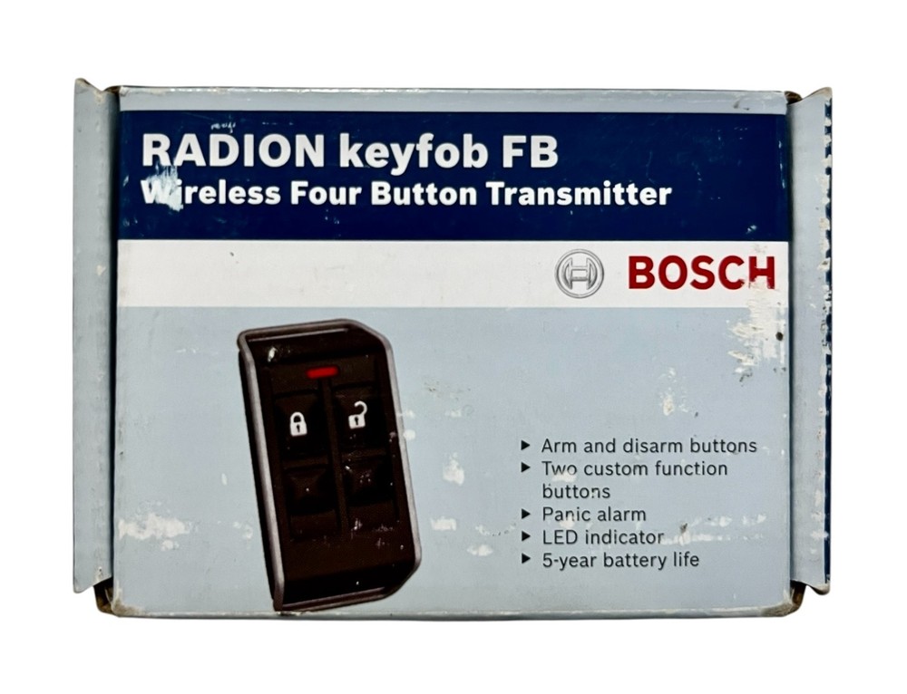 BOSCH RADION RFKF-FB-A Keyfob FB Wireless Four Button Transmitter