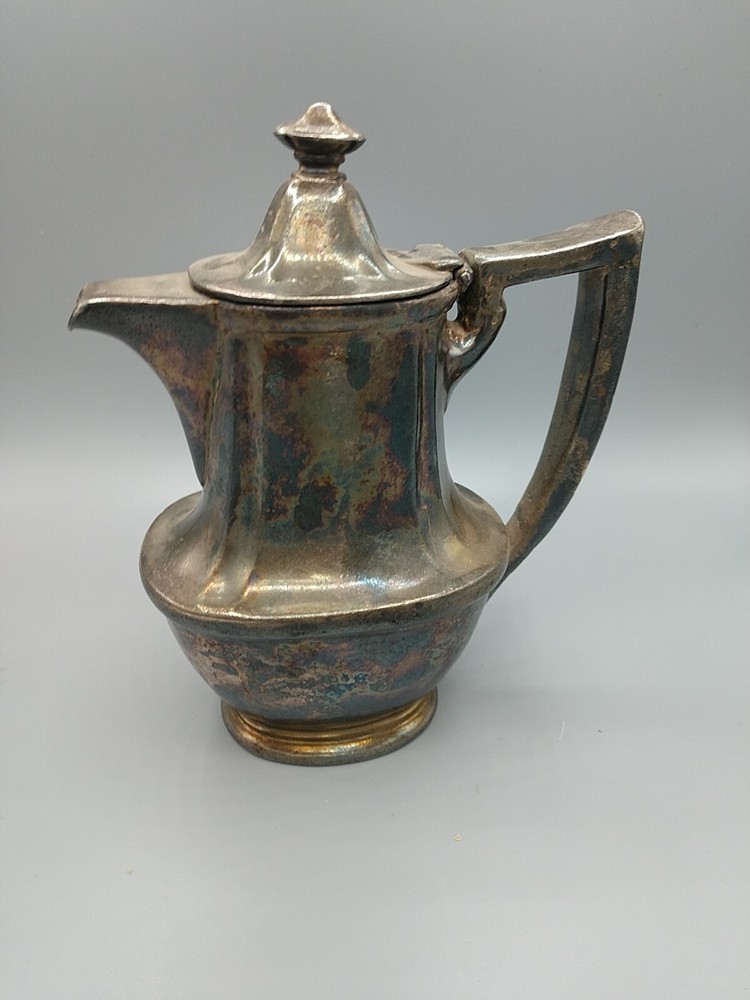 Vtg Silver Soldered Creamer Pitcher MAA 8 Oz