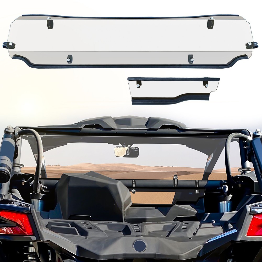 X3 Back Window Windscreen for 2017-2024 Can Am Maverick X3& X3 Max Rear Panel
