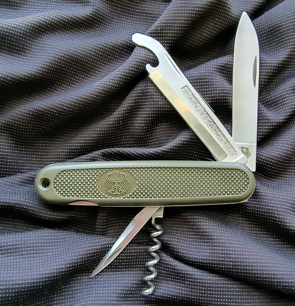 Rite-Edge Bundeswehr German Army Field Knife Camping Multi Tool - Same Day Ship!