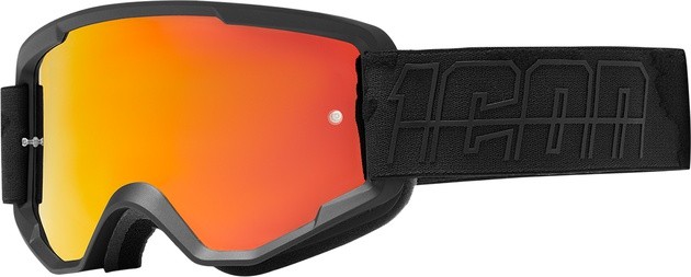 Icon Airflite Goggles Black Clear/RST Red