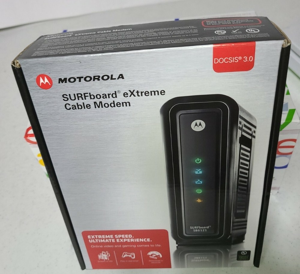 Motorola SURFboard eXtreme Cable Modem SB6121 DOCSIS 3.0