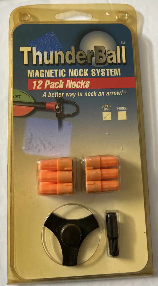ThunderBall Magnetic Nock System 12 Pack Nocks Orange