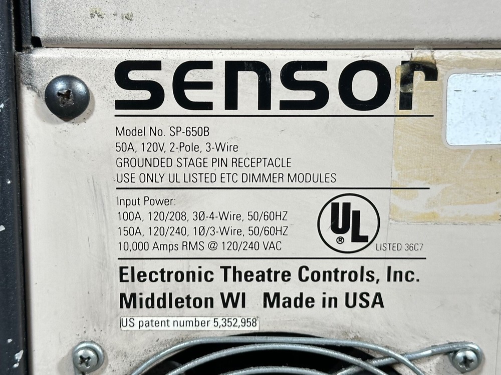 ETC Sensor SP-650B Dimmer Sensor Pack In Case On Wheels