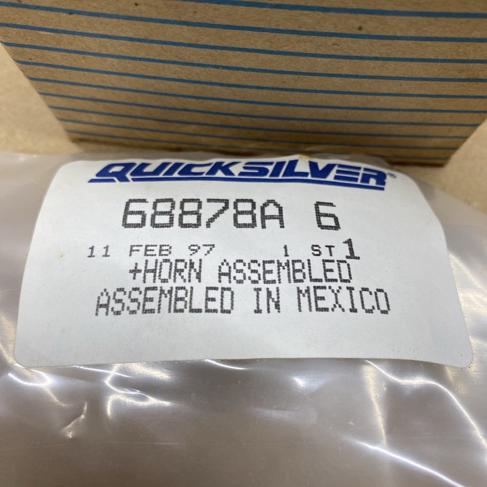 Quick Silver Horn Assembly 68878A 6 BB-106