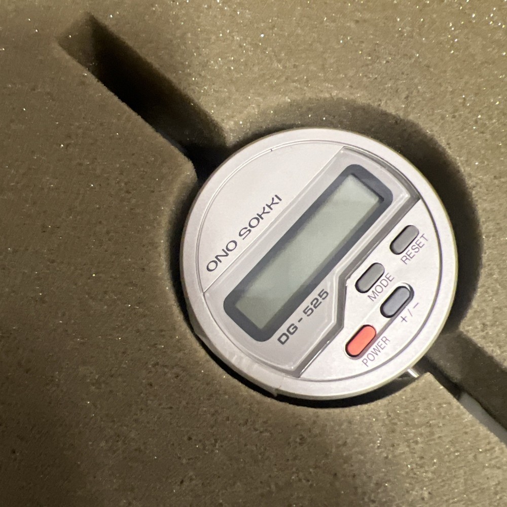 Ono Sokki DG-525 Digit Dial Digital Electronic Test Indicator