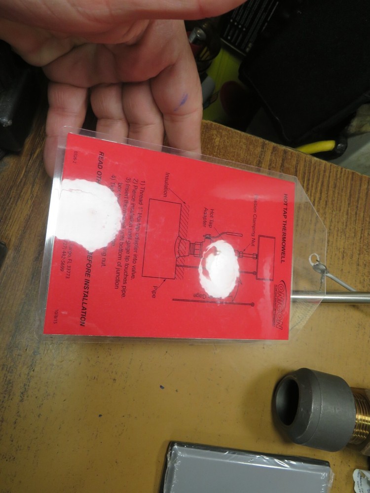 onicon hot tap thermowell