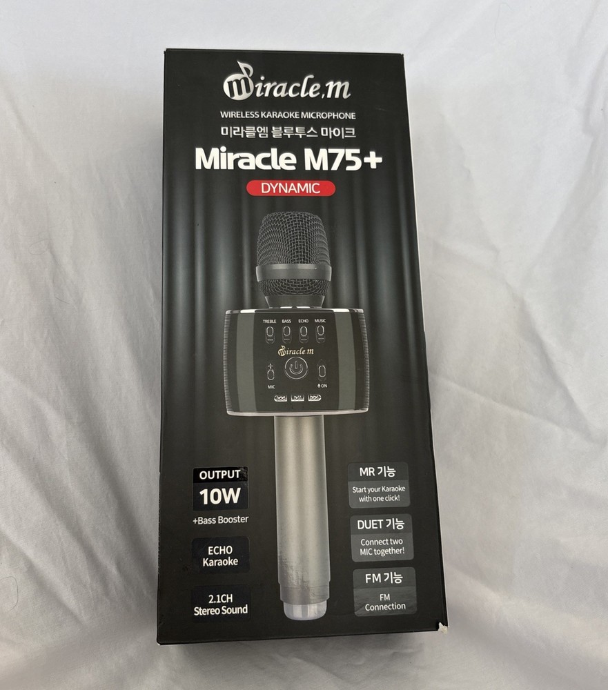 Doors Miracle M75+ Wireless Dynamic Karaoke Microphone