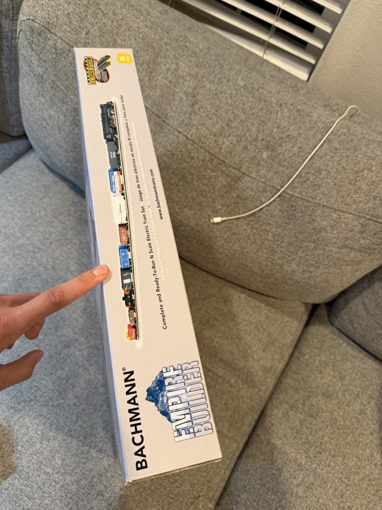 Bachmann Scale Empire Builder Steam Starter Freight Train Set