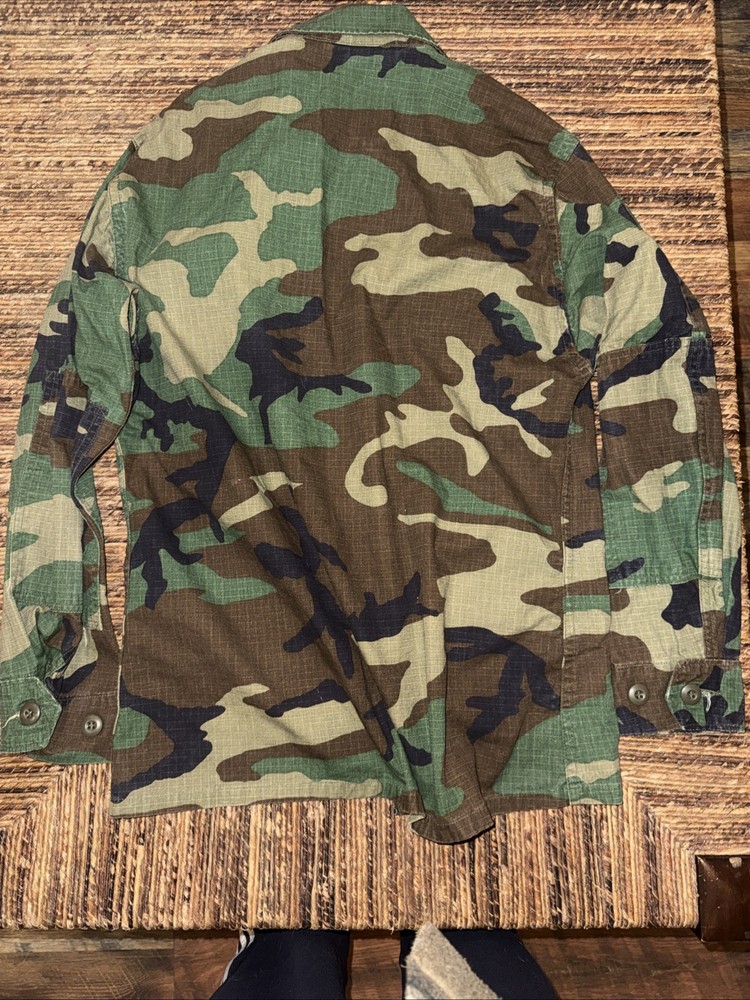 PROPPER Us Army Camouflage Jacket Regular small Ripstop Material Button Up