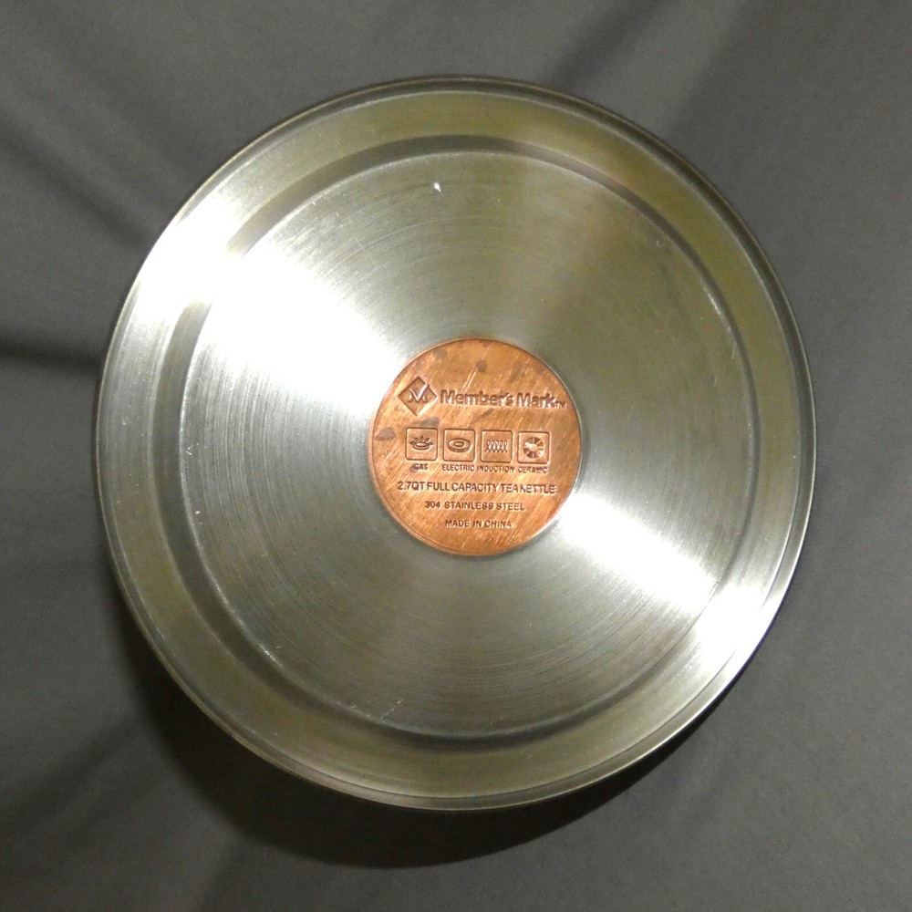 Member's Mark Red Whistling Tea Water Kettle 2.7 Quart Capacity