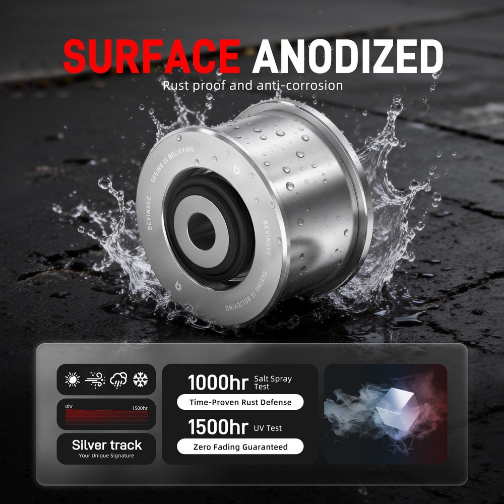 Solid Monoball Rear Trailing Arm Bushings For BMW 3 Series E36 E46 M3 E85 E86 Z4