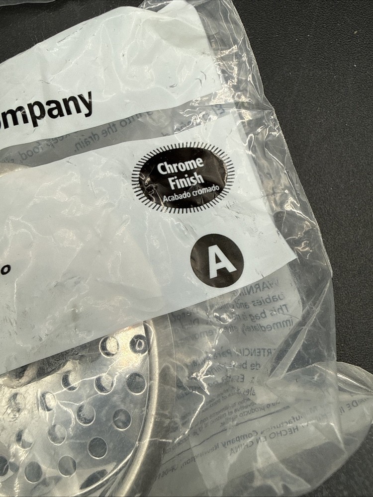 2 Sink Strainer Baskets Stopper Chrome Finish Adjustable 3.5" Replacement NEW