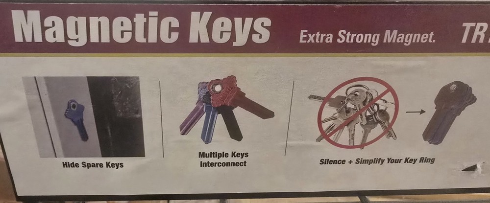 Kwikset Magnetic Key Purple