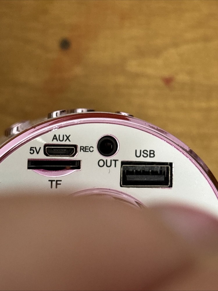 Vivitar Bluetooth® Karaoke Microphone, Pink