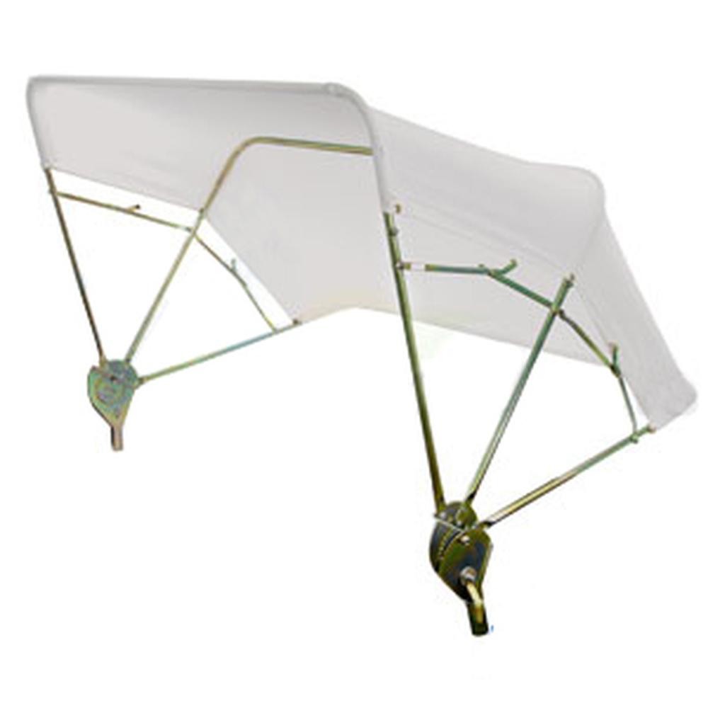 6A230 New White Universal 3 Bow Buggy Top 48"