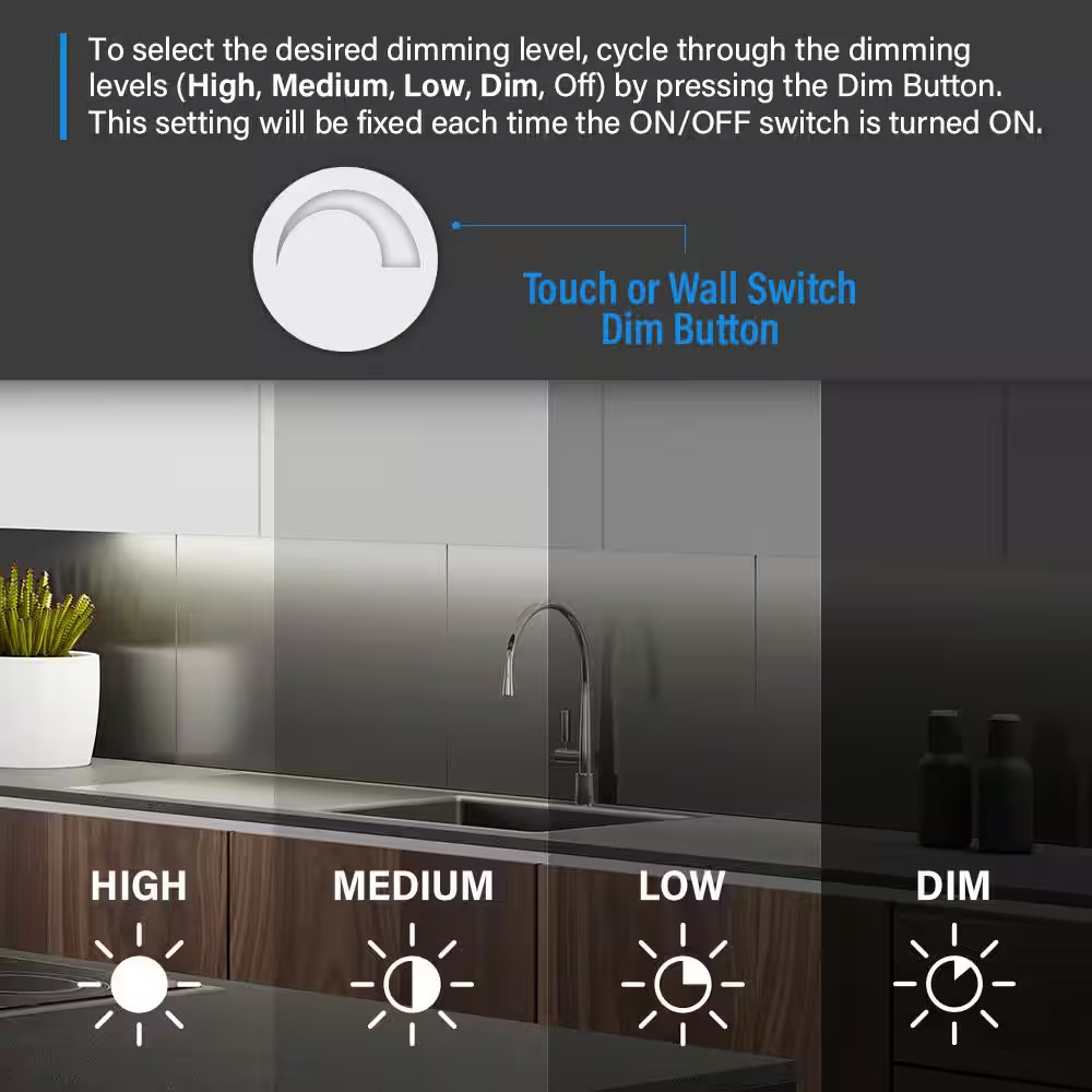 3 In. Plug-In White Dimmable Linkable Integrated LED Color Changing CCT Onesync