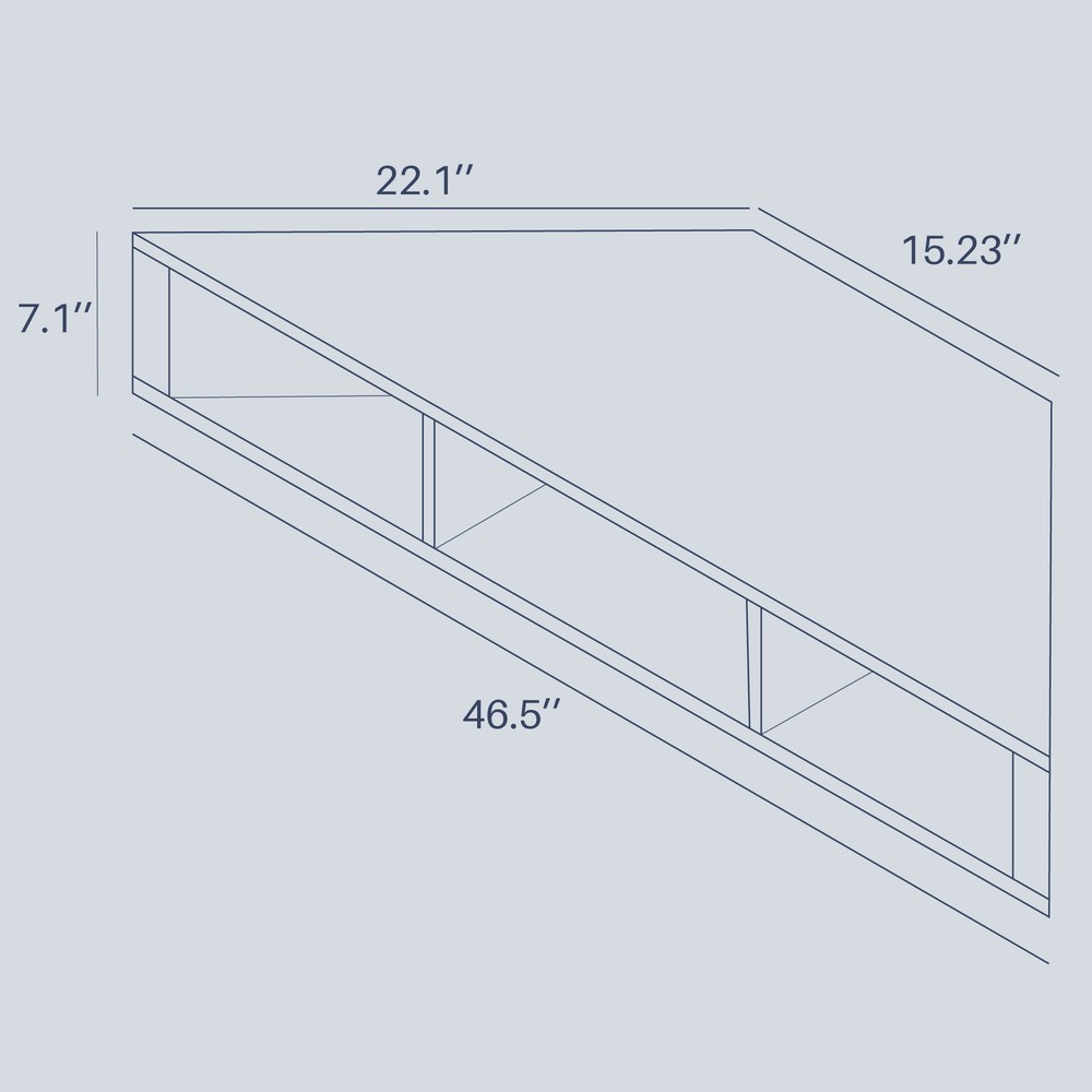 Modern Floating Wall Mounted TV Console