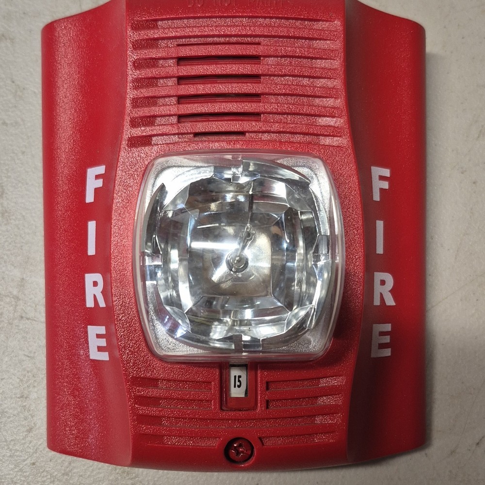 System Sensor P2R Fire Alarm Horn Strobe Red Fire Alarms