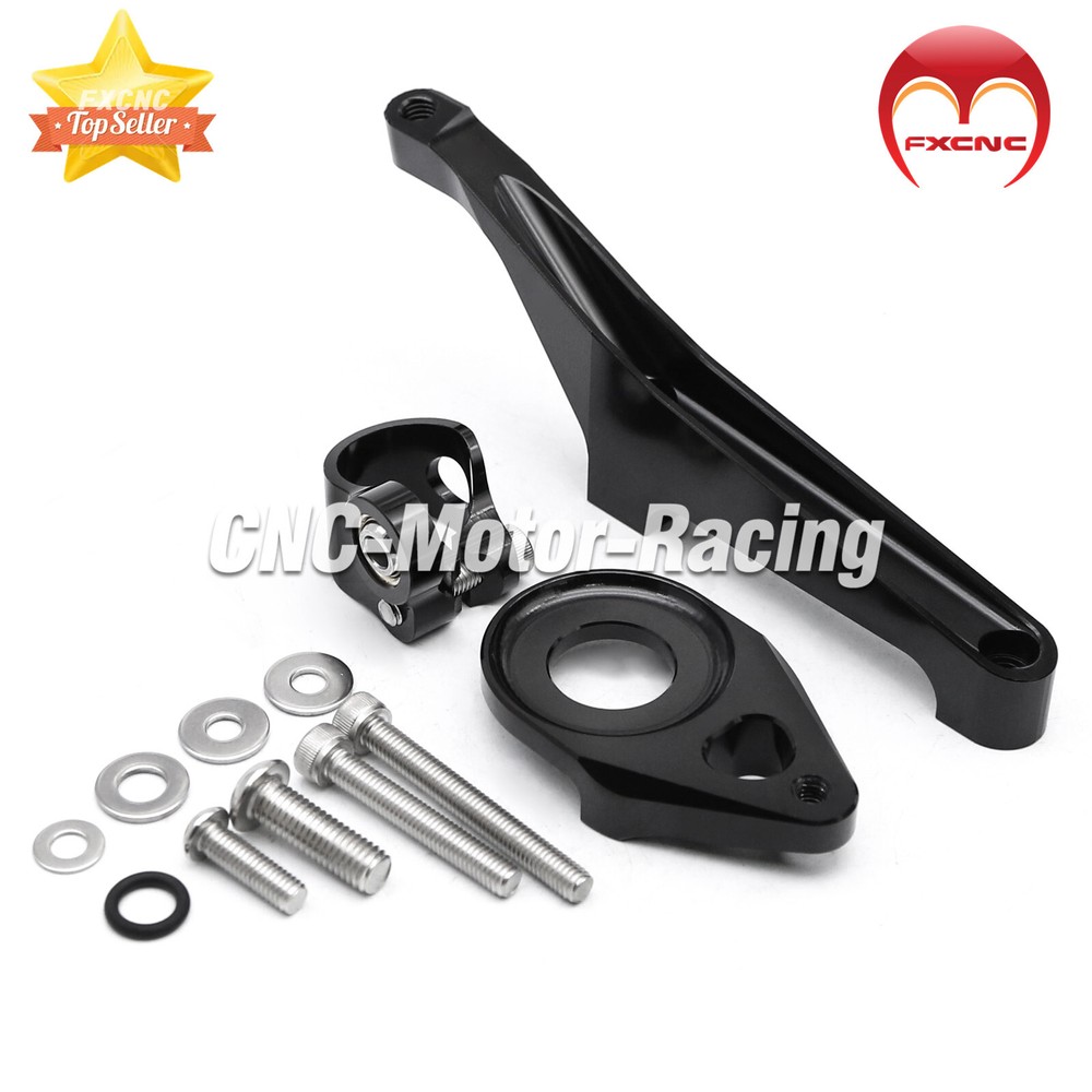 CNC Adjustable Stabilizer Steering Damper Bracket Kit For Suzuki SV650 2016-2024