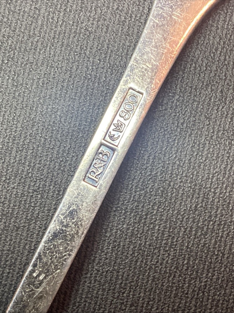 R&B Robbe and Berking Spaten Menu Fork 800 Silver