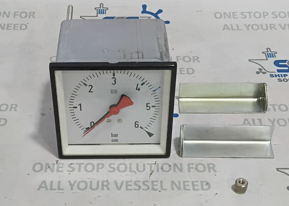 Wika W 48125 Double Manometer 0-6 bar For Control Systems