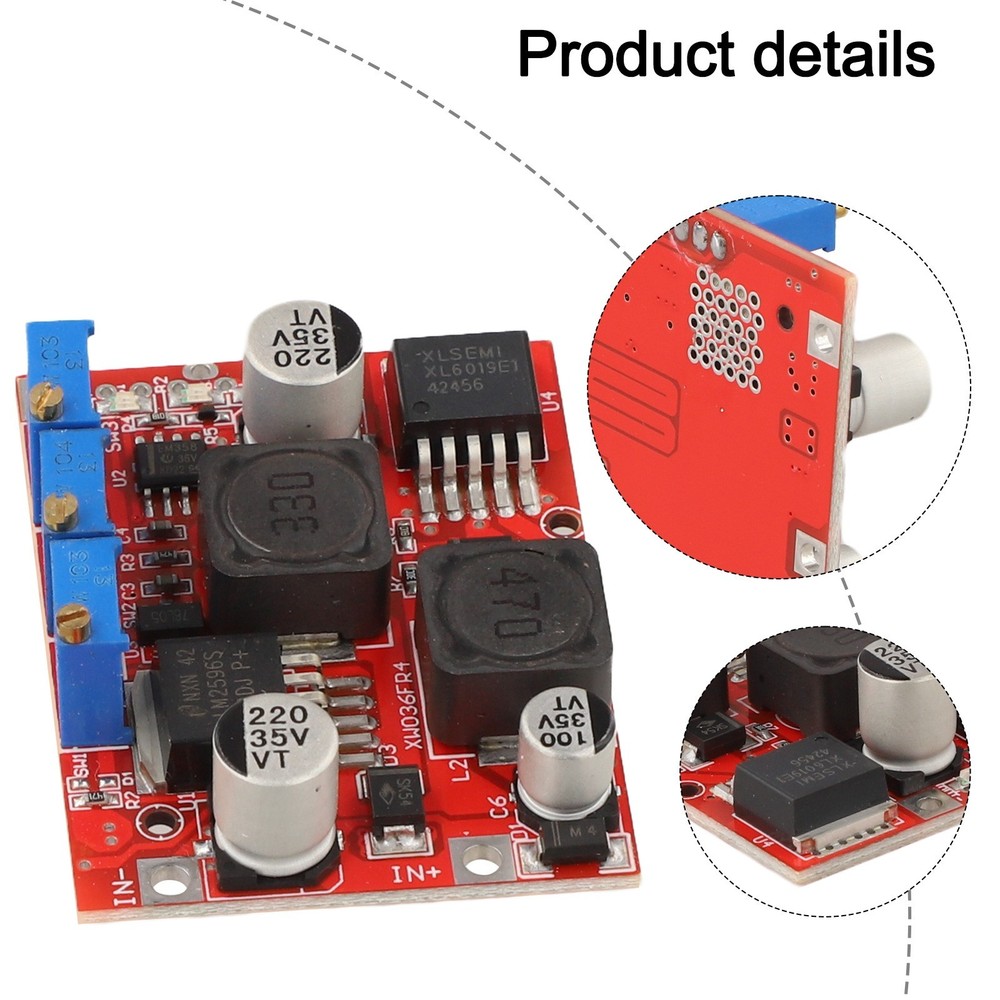 Voltage Converter Module with 15W Output and Adjustable Current Control