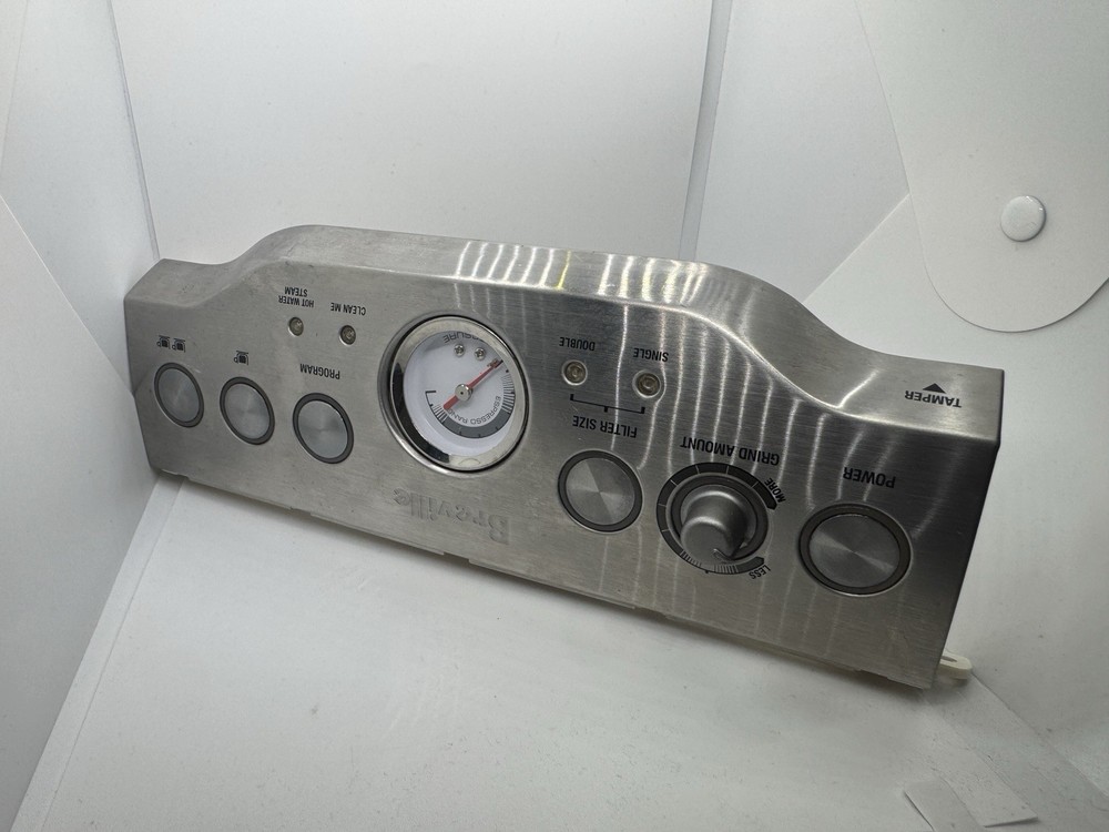 Breville Silver Barista Express BES870BS Full Front Control Panel - USED
