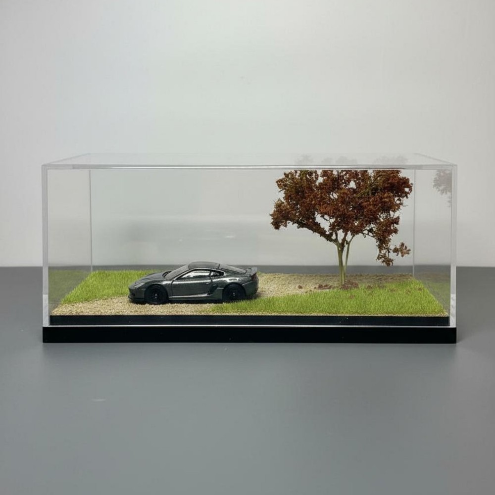1:64 Scale Car Display Display Holder Realistic Scene Hobby Supply Stackable