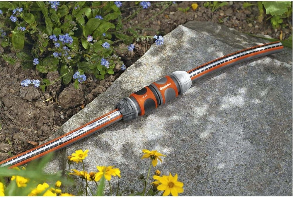 GARDENA coupling, connection piece for secure hose connection, connection of ...