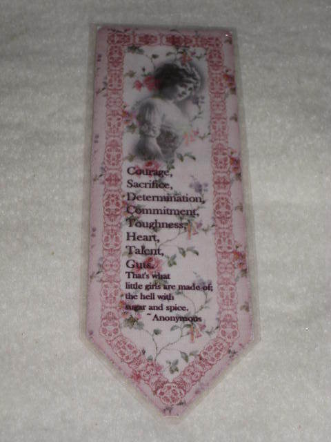 PRIMITIVE VICTORIAN STYLE LAMINATED BOOKMARK