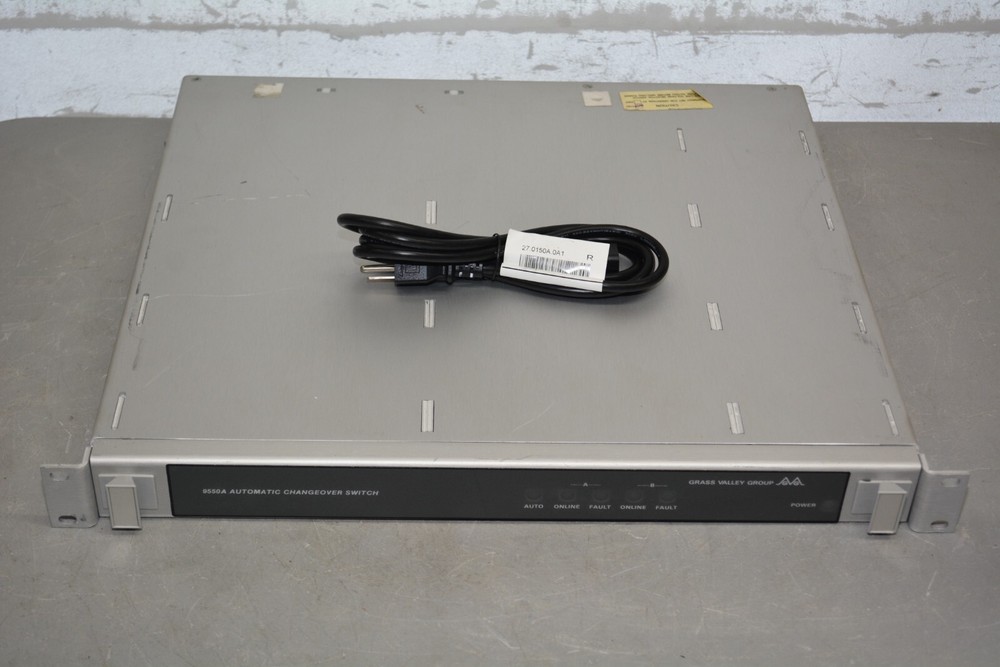 ^ Grass Valley Group 9550 A Automatic Changeover Switch #X3031
