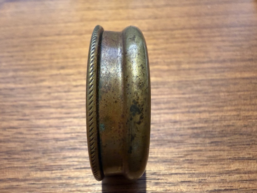 Rare J & J G Low Tile Brass Box