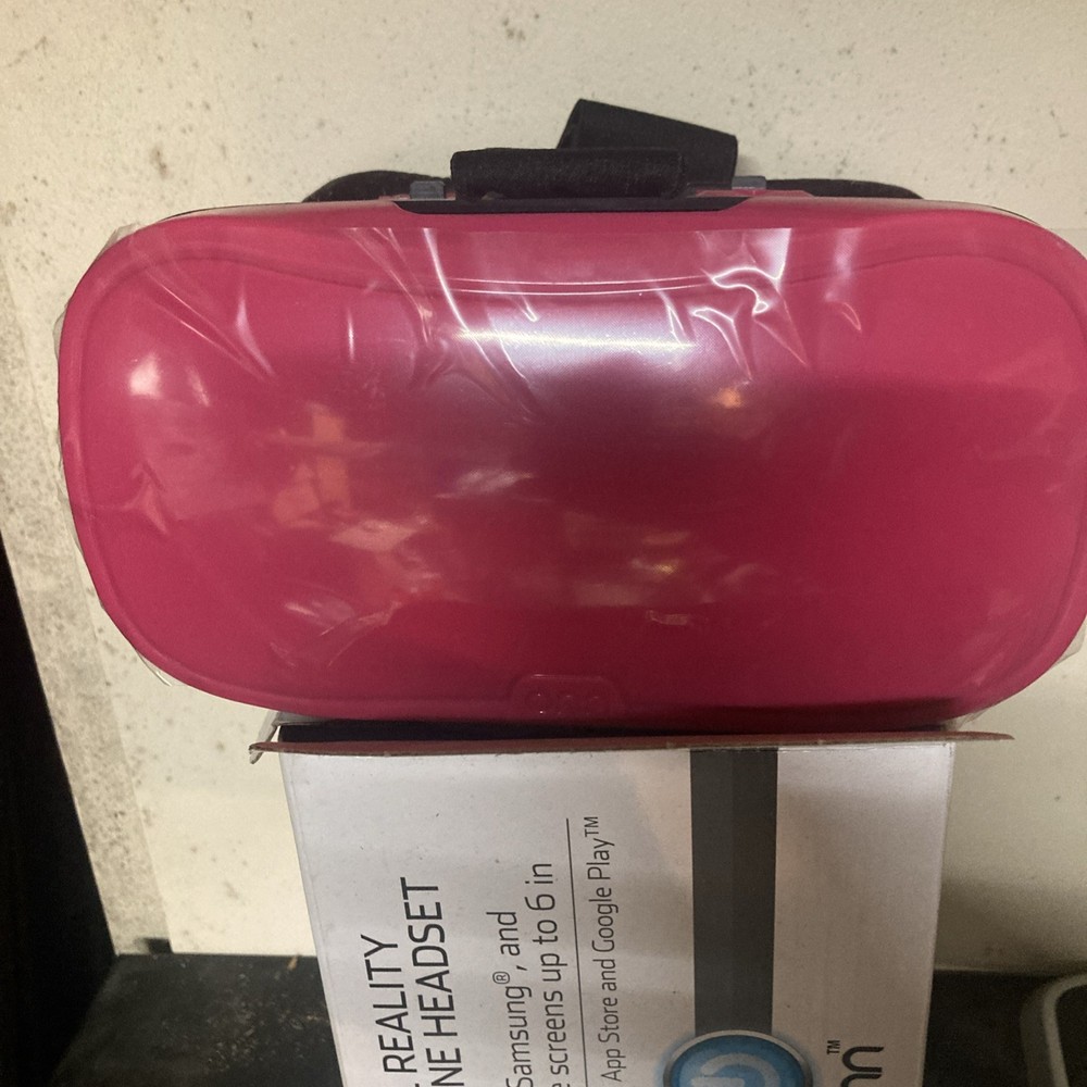 Onn Virtual Reality Smartphone Headset Red